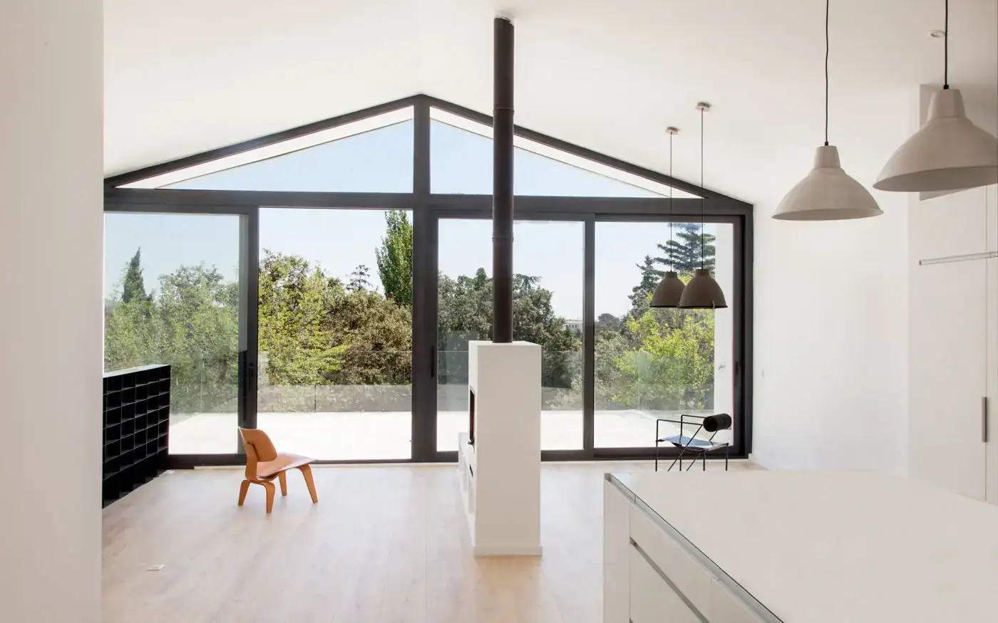 Cabaña contemporánea en la sierra de Madrid
