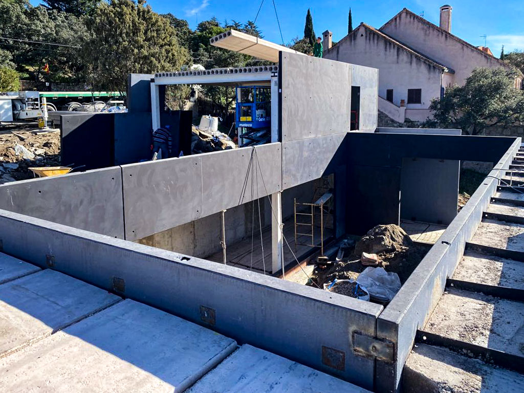 El montaje de la vivienda