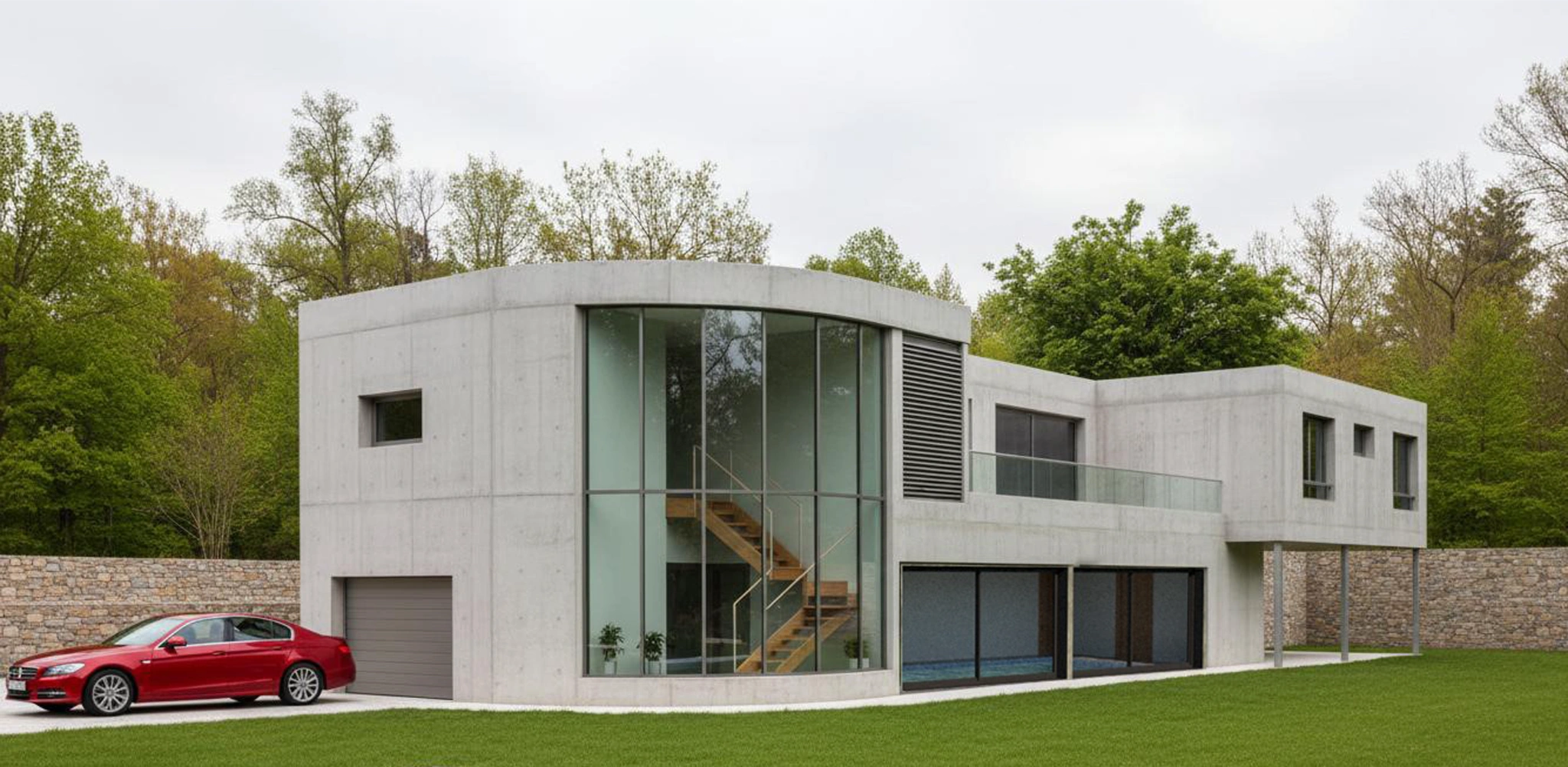 Vivienda con piscina interior